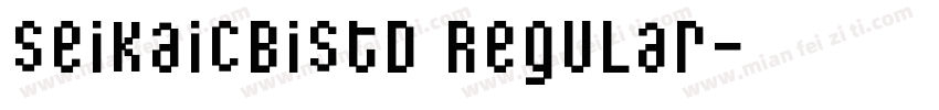 SeiKaiCBiStd Regular字体转换